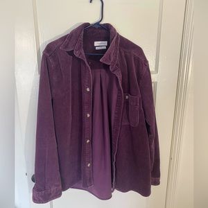 Urban Outfitters purple oversized shirt jacket